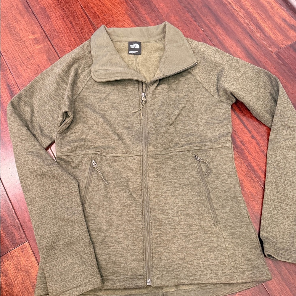 The North Face Taupe Fleece Jacket